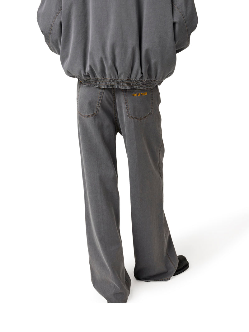 PANTALONI IN DENIM CHAMBRAY