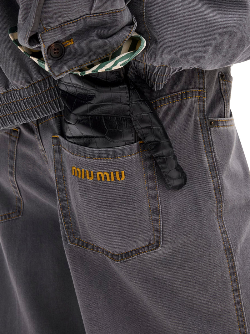 PANTALONI IN DENIM CHAMBRAY