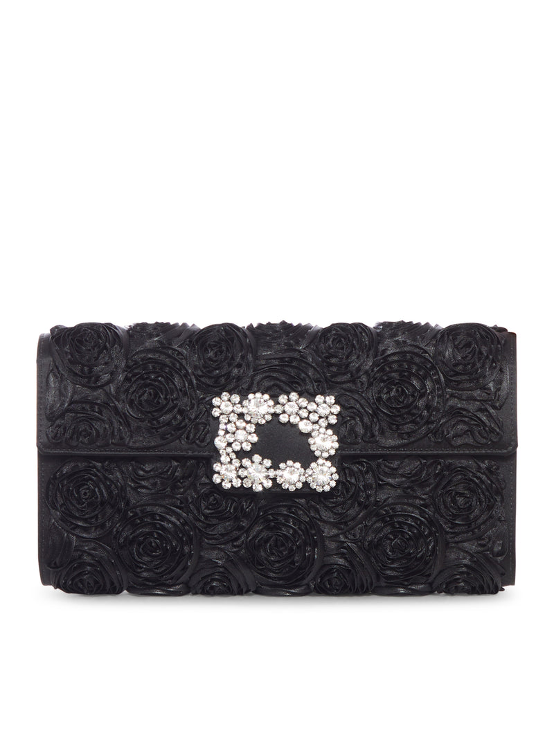 POCHETTE ENVELOPE FLAP FLOWER BUCKLE