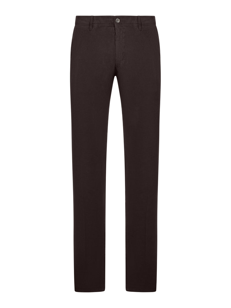 PANTALONE SLIM FIT IN VELLUTO A COSTE