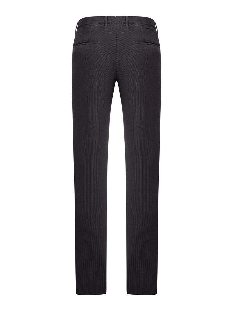 PANTALONE SLIM FIT IN VELLUTO A COSTE