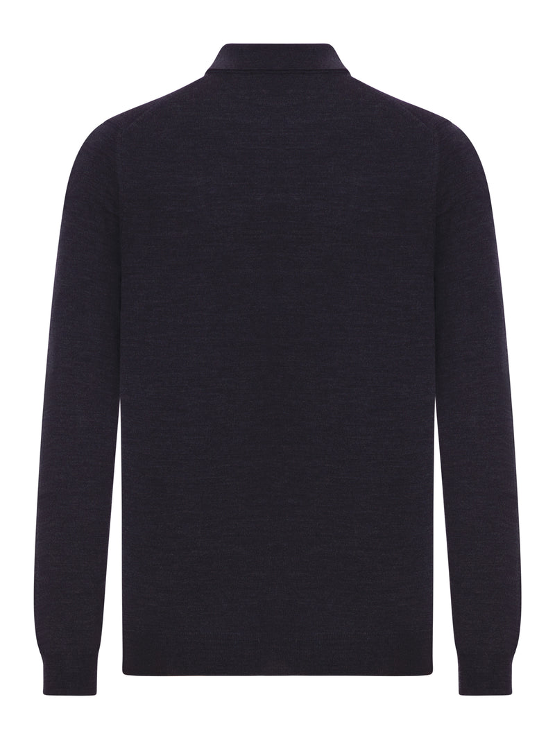 POLO IN LANA FINE PETTINATA