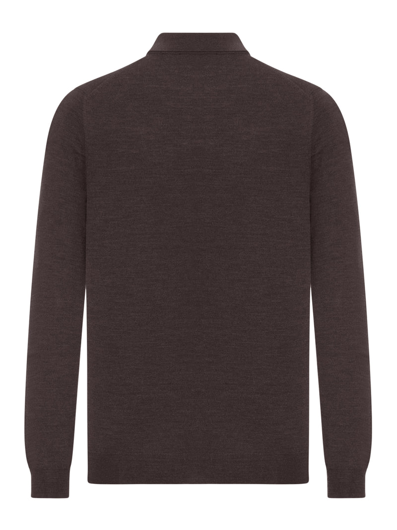 POLO IN LANA FINE PETTINATA