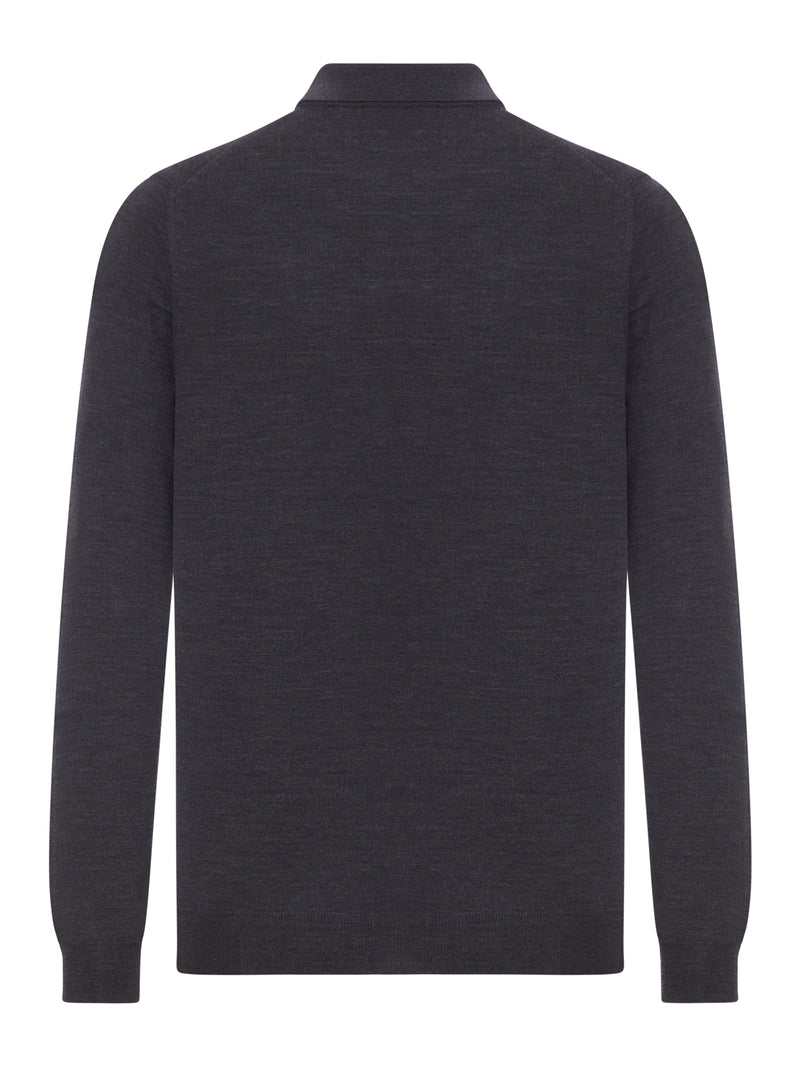 POLO IN LANA FINE PETTINATA