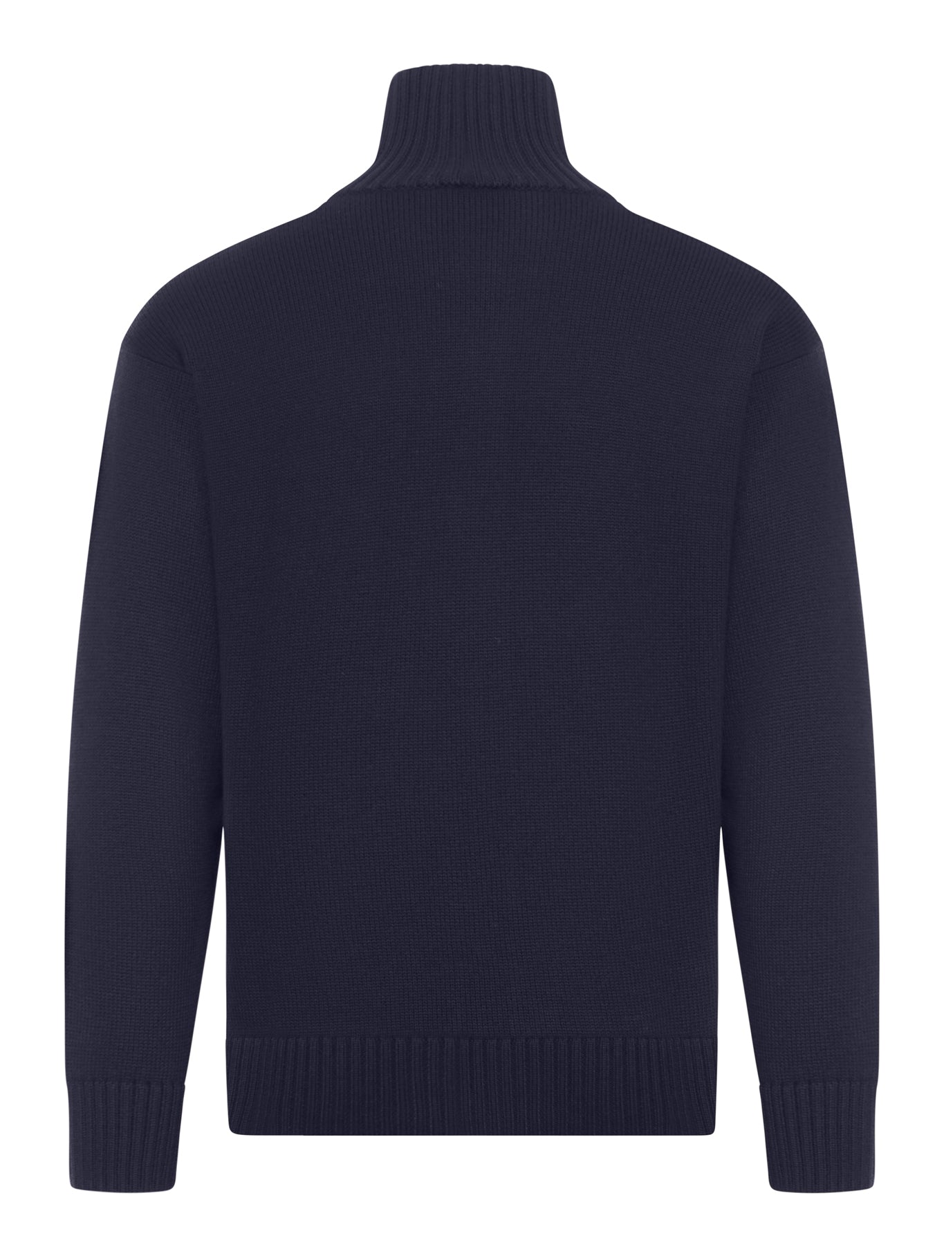 MAGLIA FULL ZIP 3 FILI RELAXED FIT