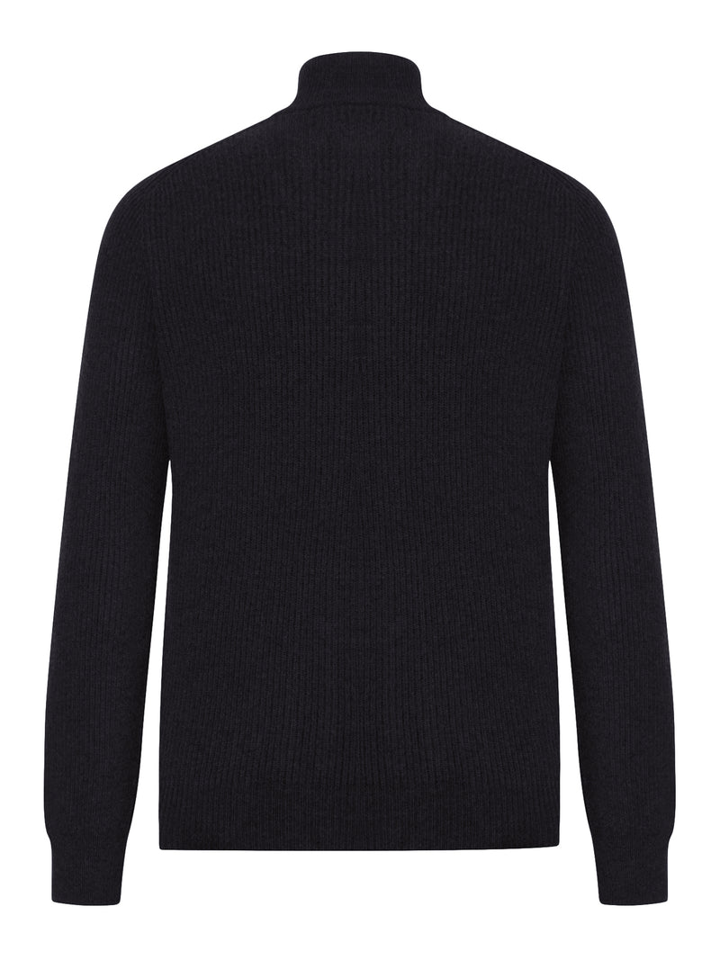 MAGLIONE IN LANA CON ZIP