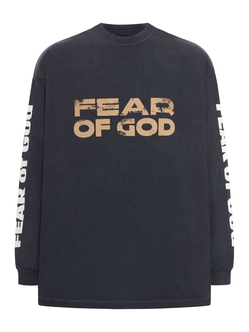 MAGLIA A MANICHE LUNGHE CON STAMPA