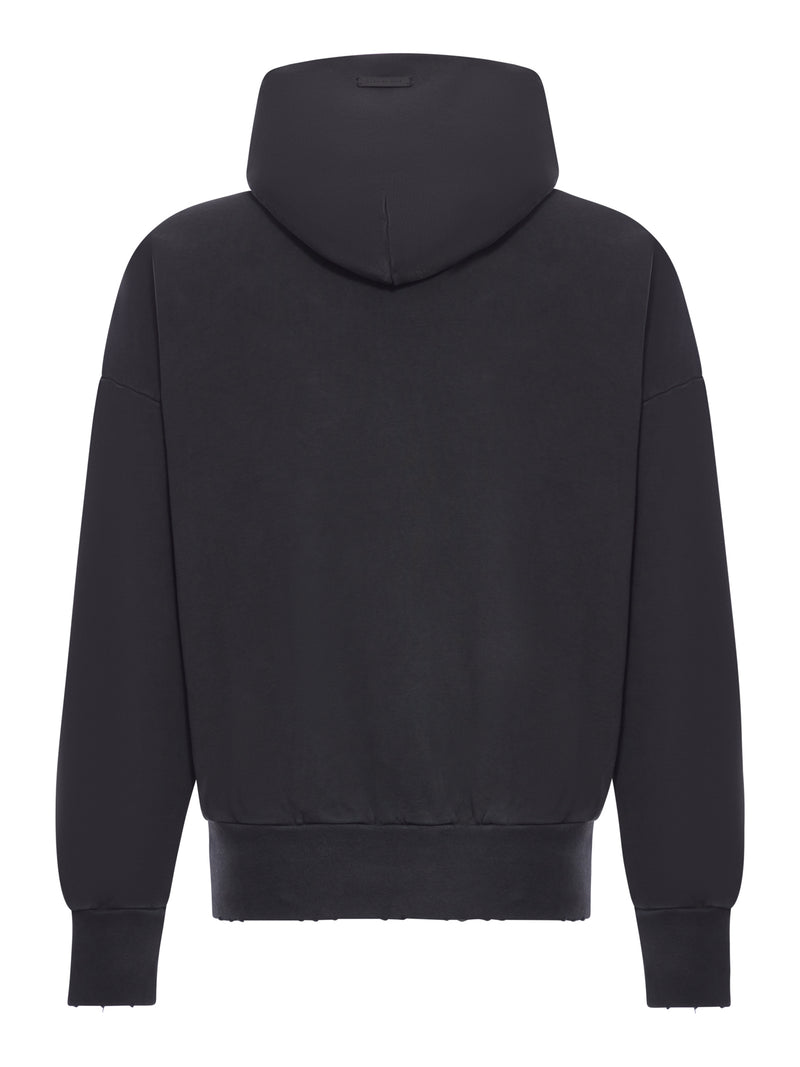 FELPA CON CAPPUCCIO CON STAMPA