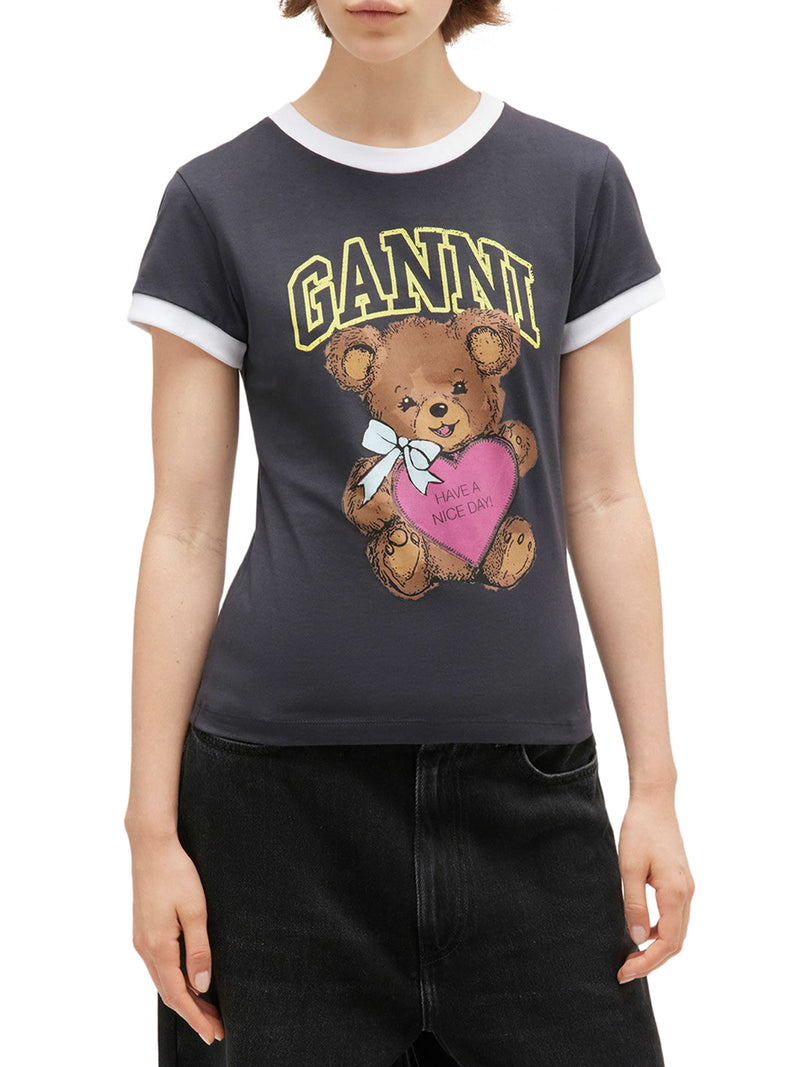 T-SHIRT IN COTONE CON STAMPA