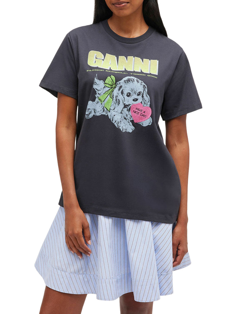 T-SHIRT IN COTONE CON STAMPA