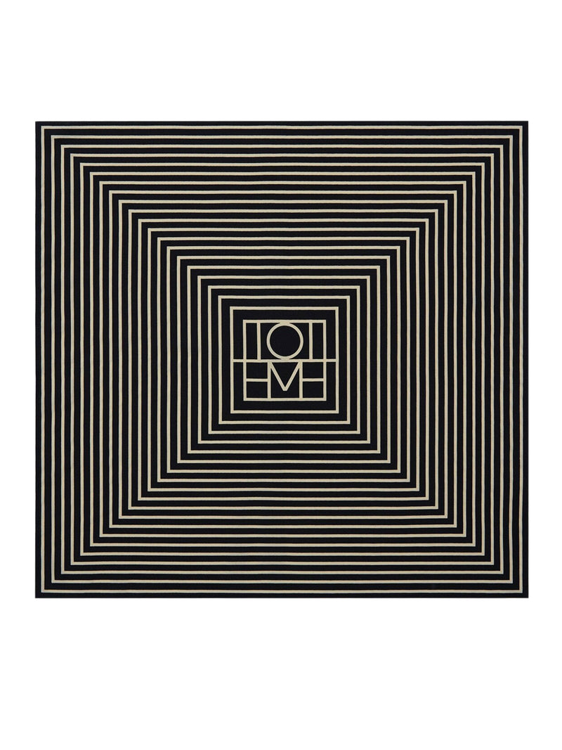 SCIARPA IN SETA CON MONOGRAMMA SIGNATURE