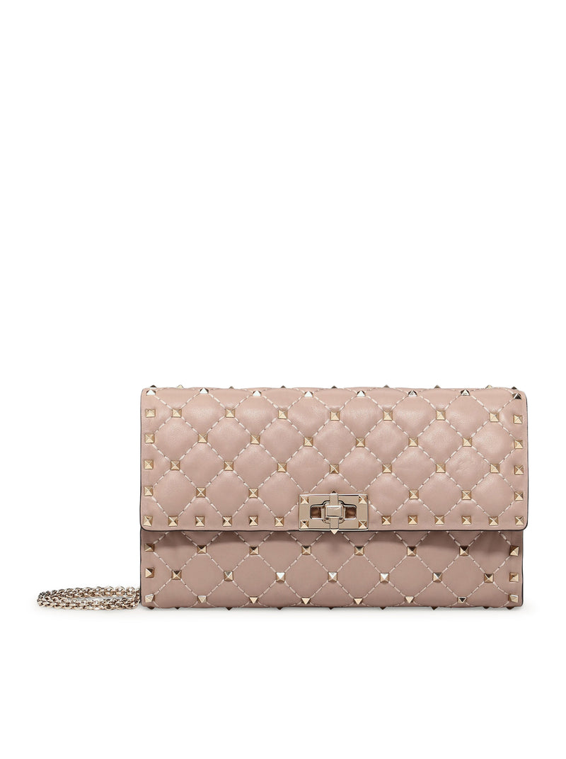 BORSA A TRACOLLA ROCKSTUD SPIKE IN NAPPA