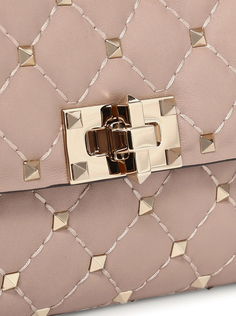 BORSA A TRACOLLA ROCKSTUD SPIKE IN NAPPA