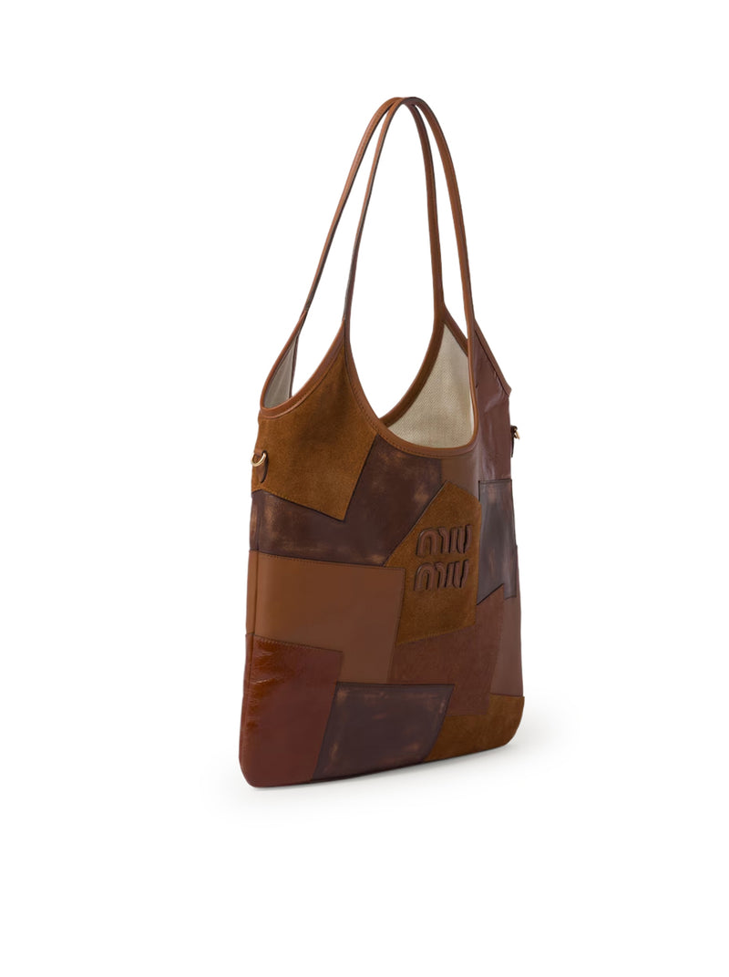 BORSA IVY IN PELLE PATCH