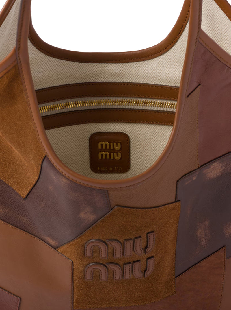 BORSA IVY IN PELLE PATCH