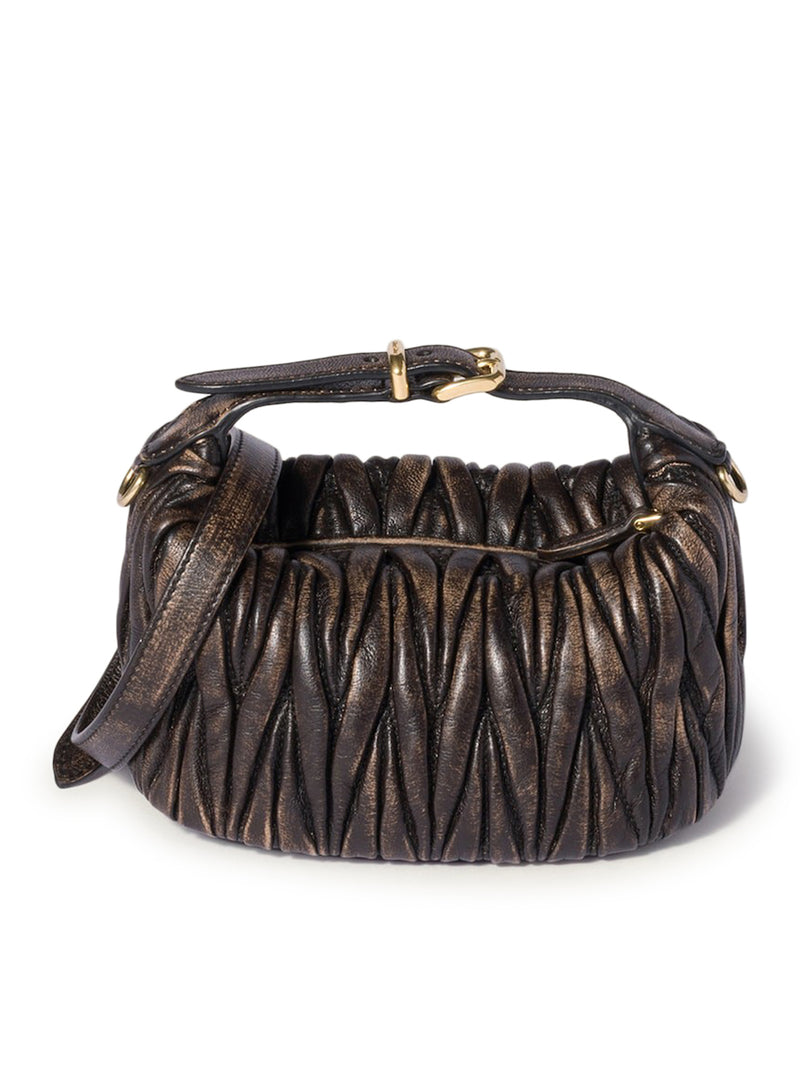 MINI BORSA IN NAPPA MATELASSÉ