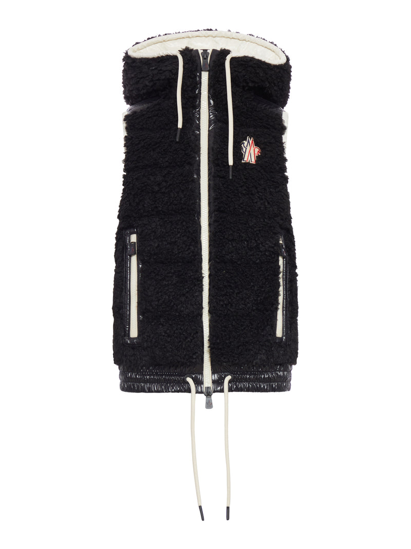GILET IMBOTTITO EFFETTO TEDDY