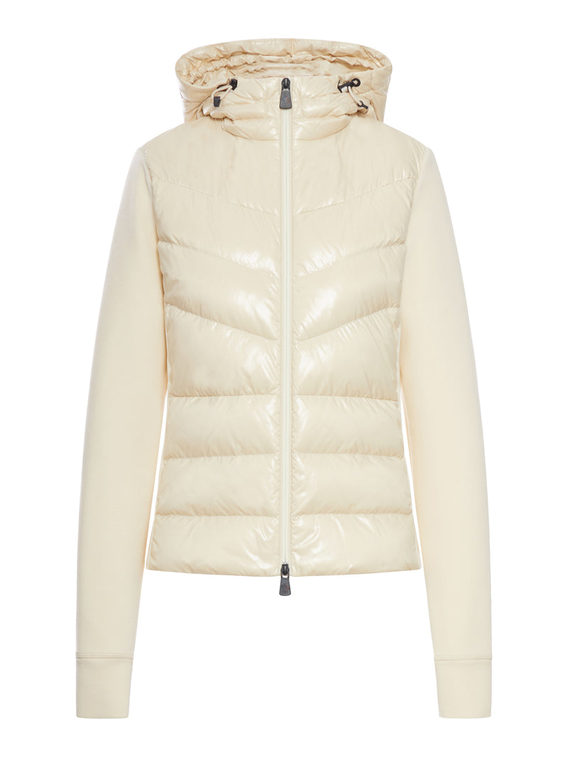 CARDIGAN IN PILE POLARE ELASTICIZZATO CON ZIP