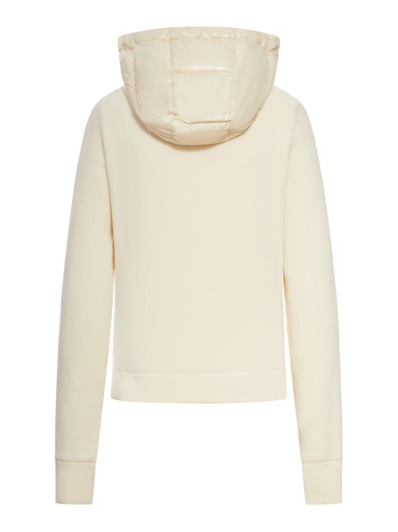 CARDIGAN IN PILE POLARE ELASTICIZZATO CON ZIP