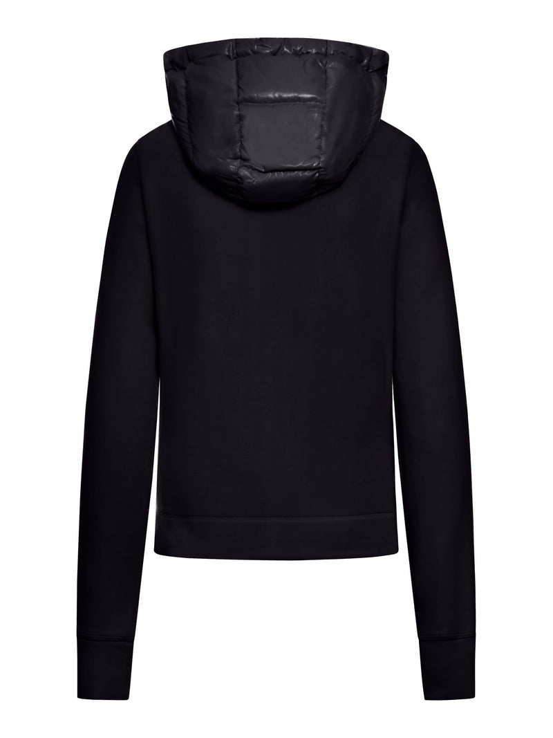 CARDIGAN IN PILE POLARE ELASTICIZZATO CON ZIP