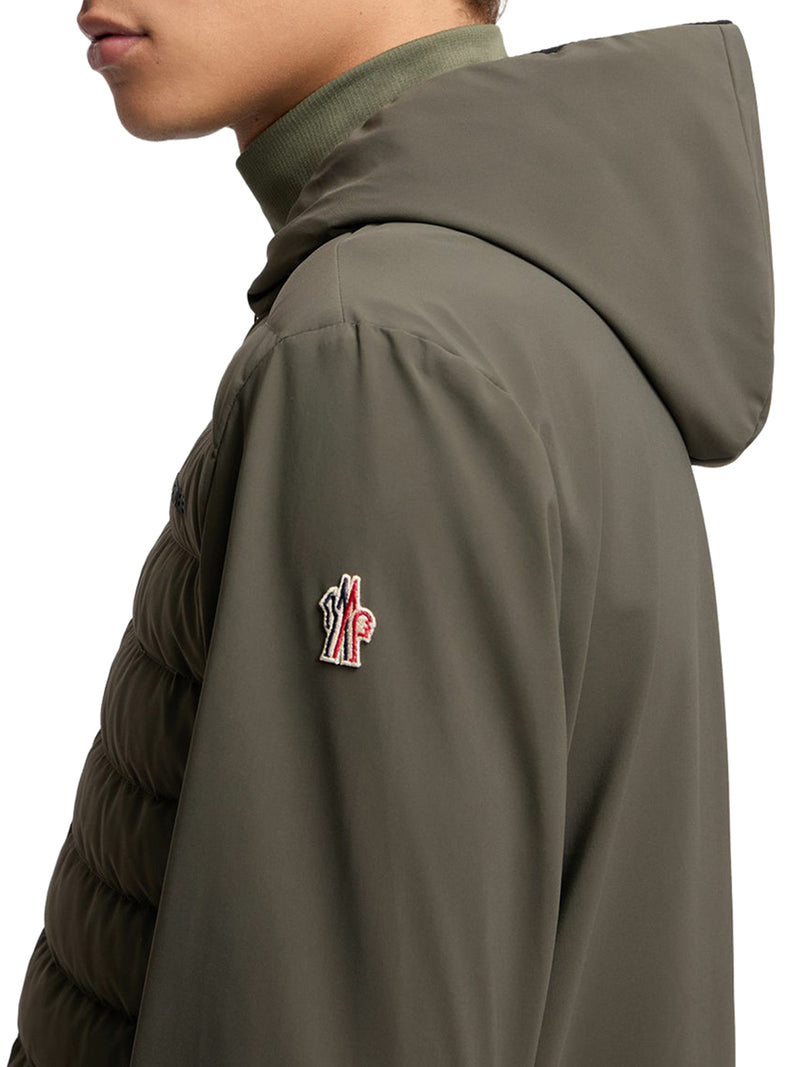 CARDIGAN CON ZIP A 2 STRATI