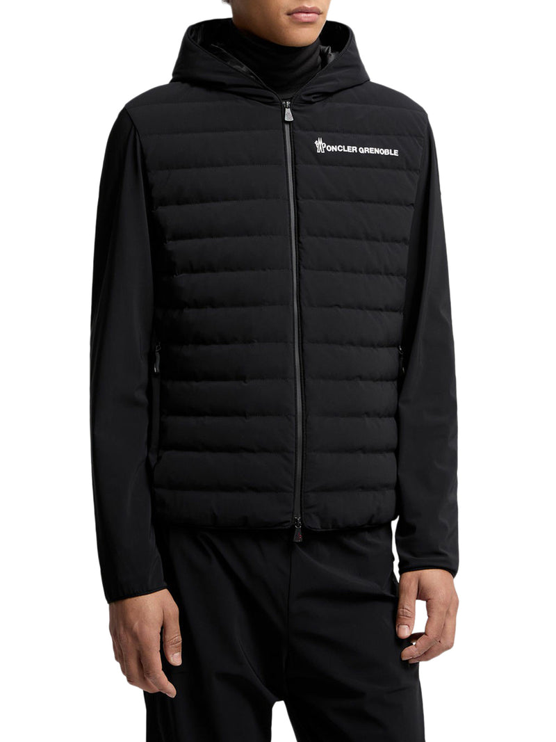 CARDIGAN CON ZIP A 2 STRATI