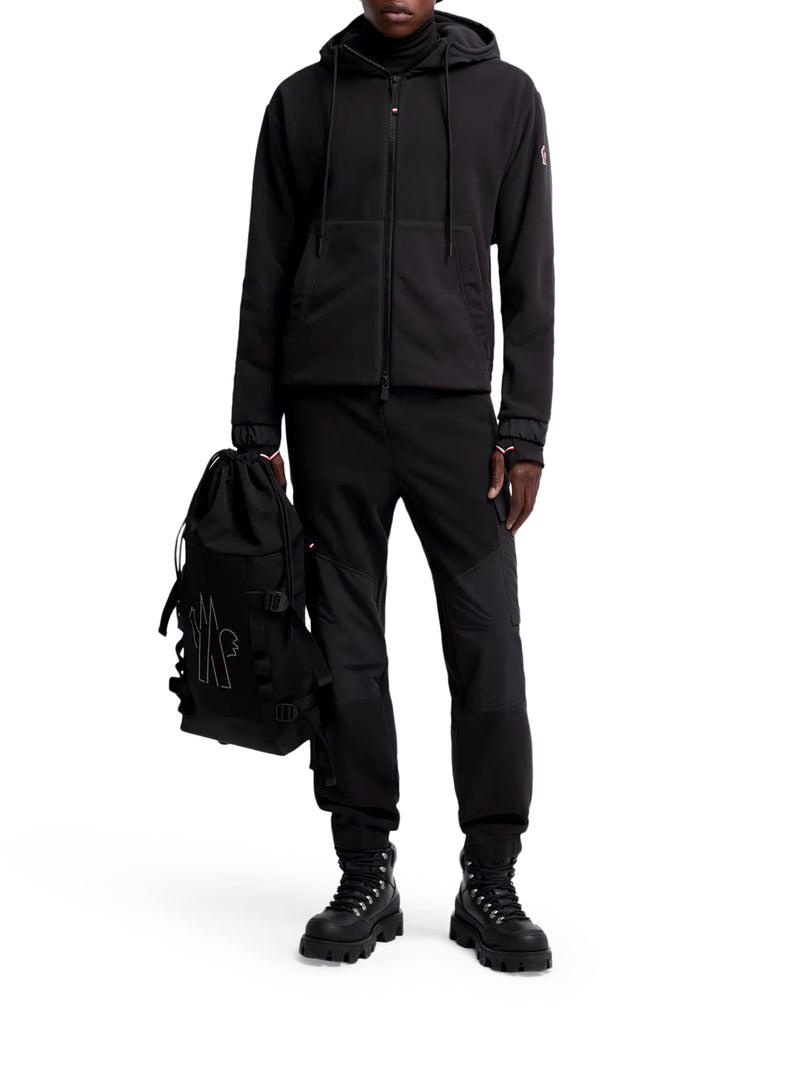 FELPA CON CAPPUCCIO E ZIP IN POLARTEC®