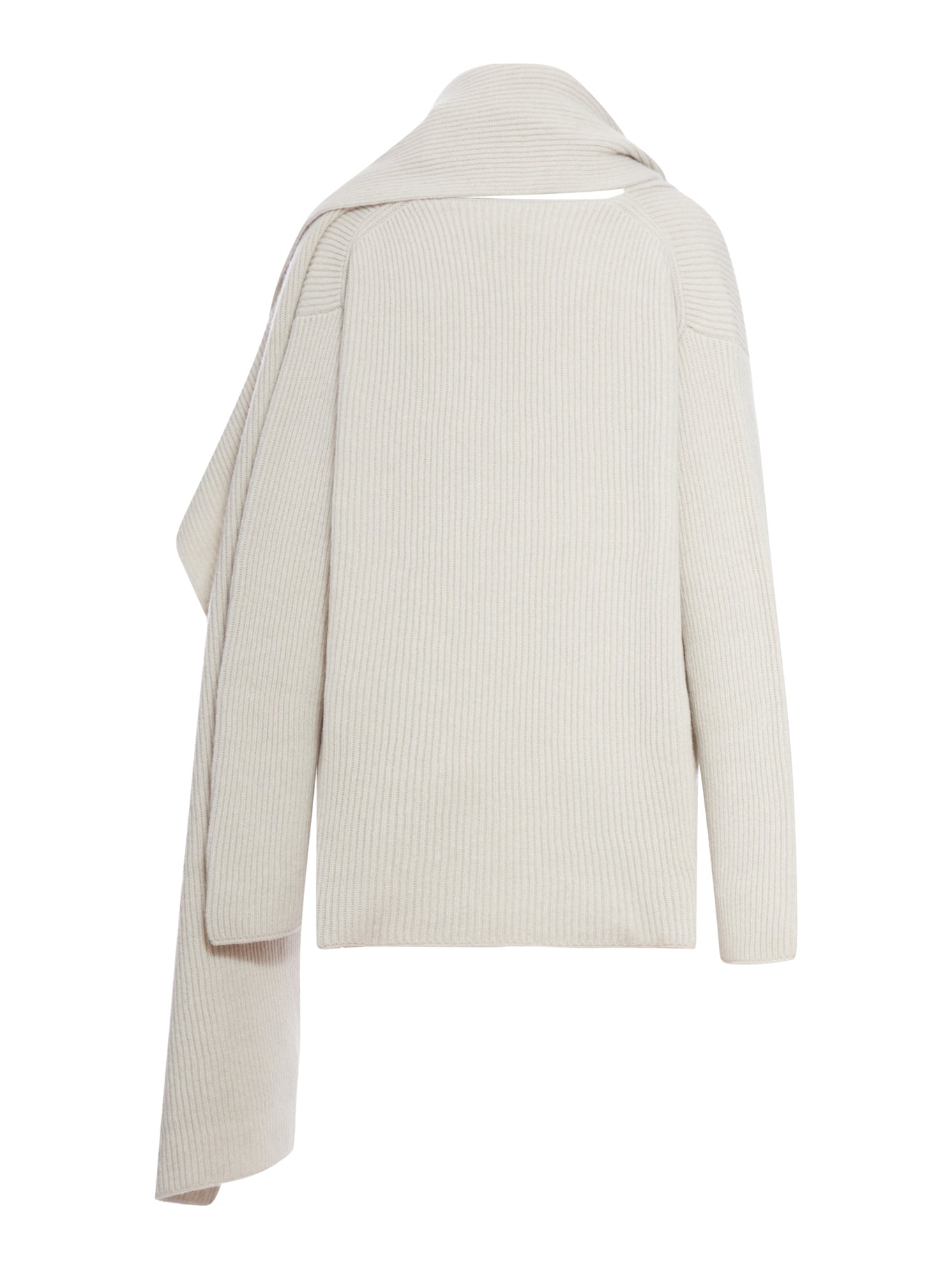 MAGLIONE MUCCHIO CON COLLO A SCIARPA