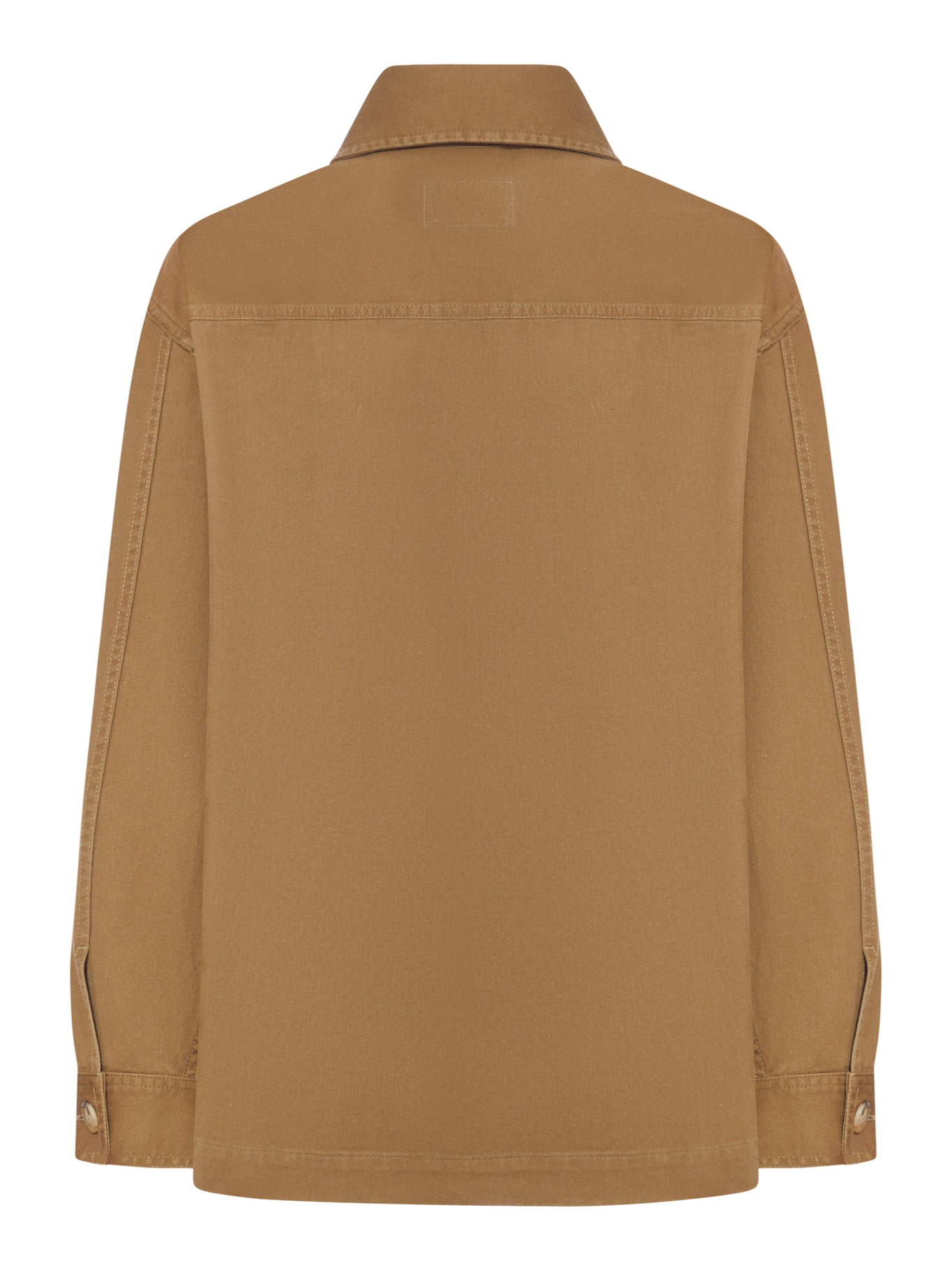 OVERSHIRT CASSANDRE IN GABARDINE DI COTONE E LINO