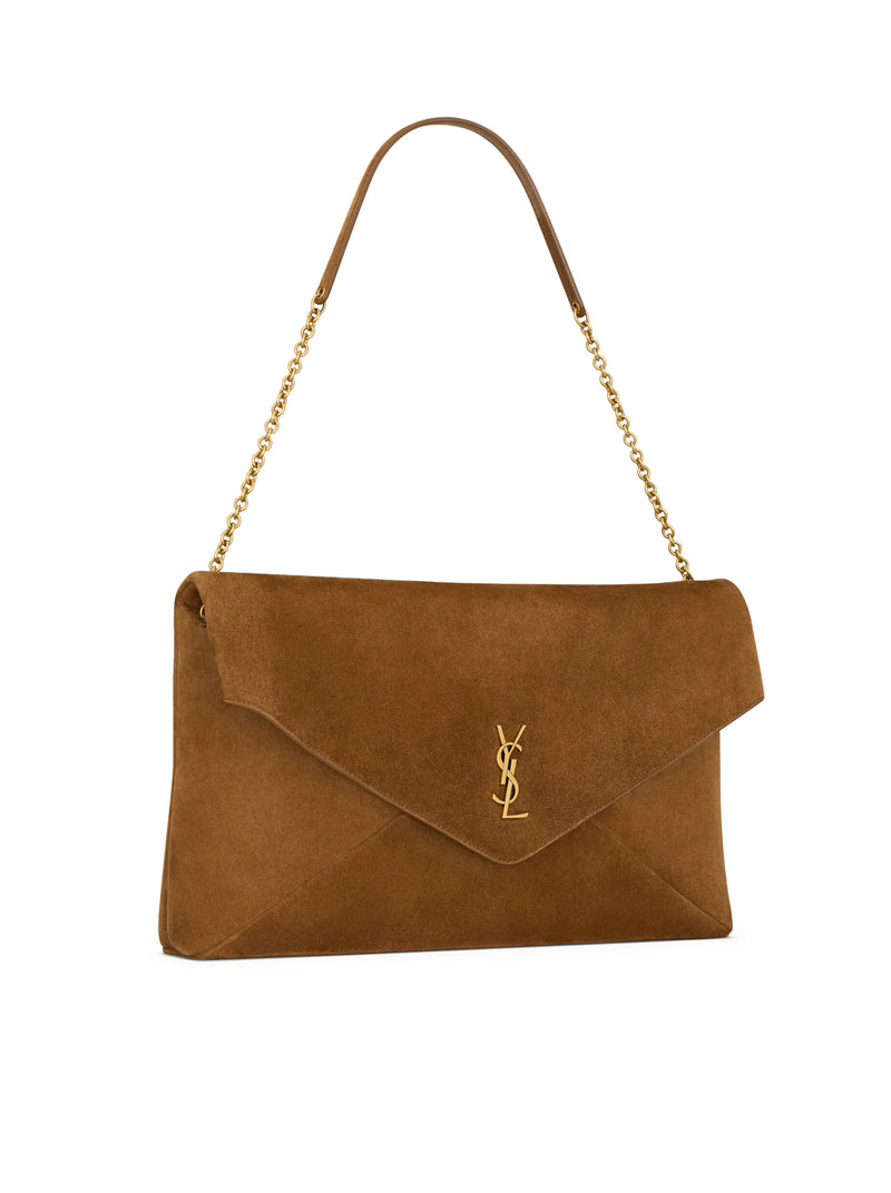 POCHETTE CASSANDRE XXL SU CATENA IN SUEDE