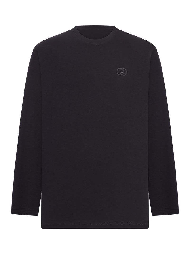 T-SHIRT IN JERSY DI COTONE CON LOGO RICAMATO