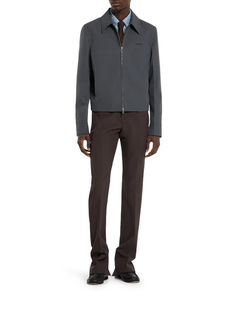 CAMICIA IN SETA GG JACQUARD