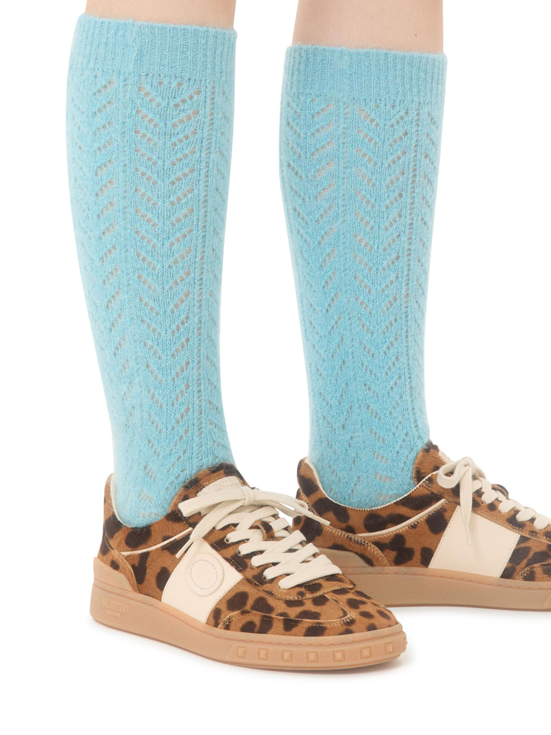 SNEKAER UPVILLAGE IN VITELLO EFFETTO CAVALLINO