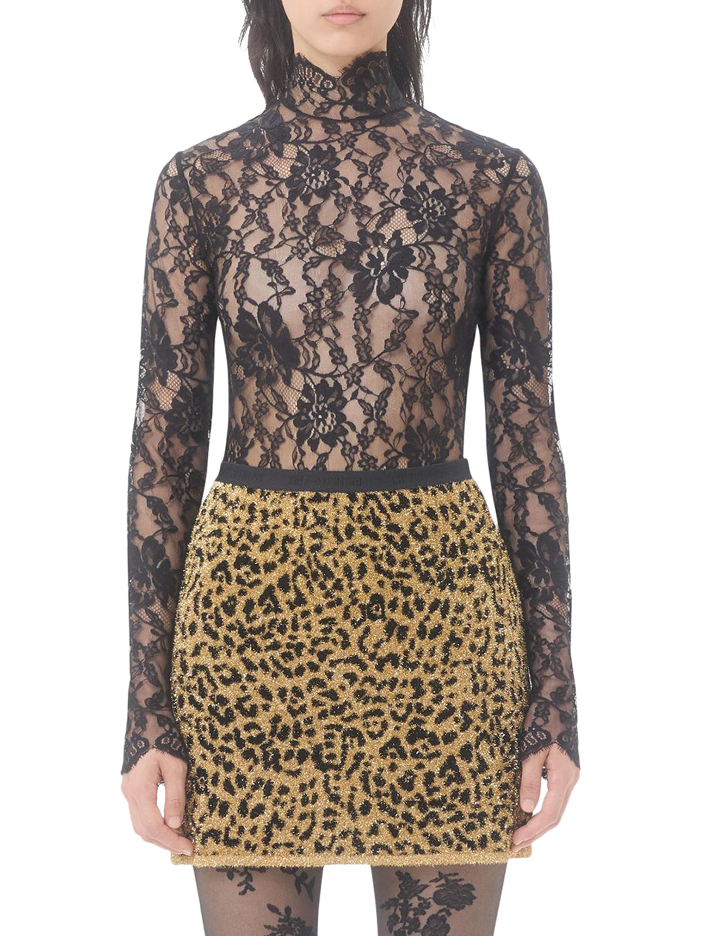 BODY IN PIZZO FLOREALE