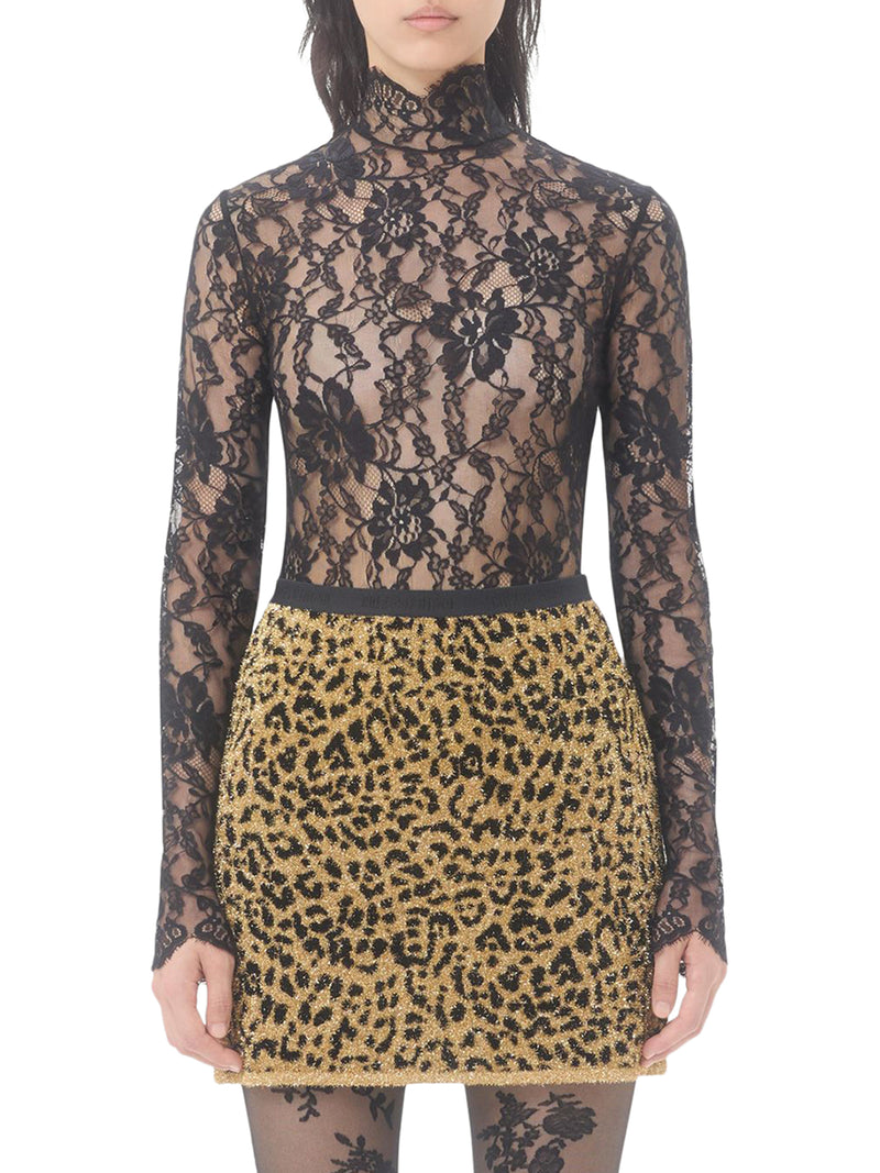 BODY IN PIZZO FLOREALE