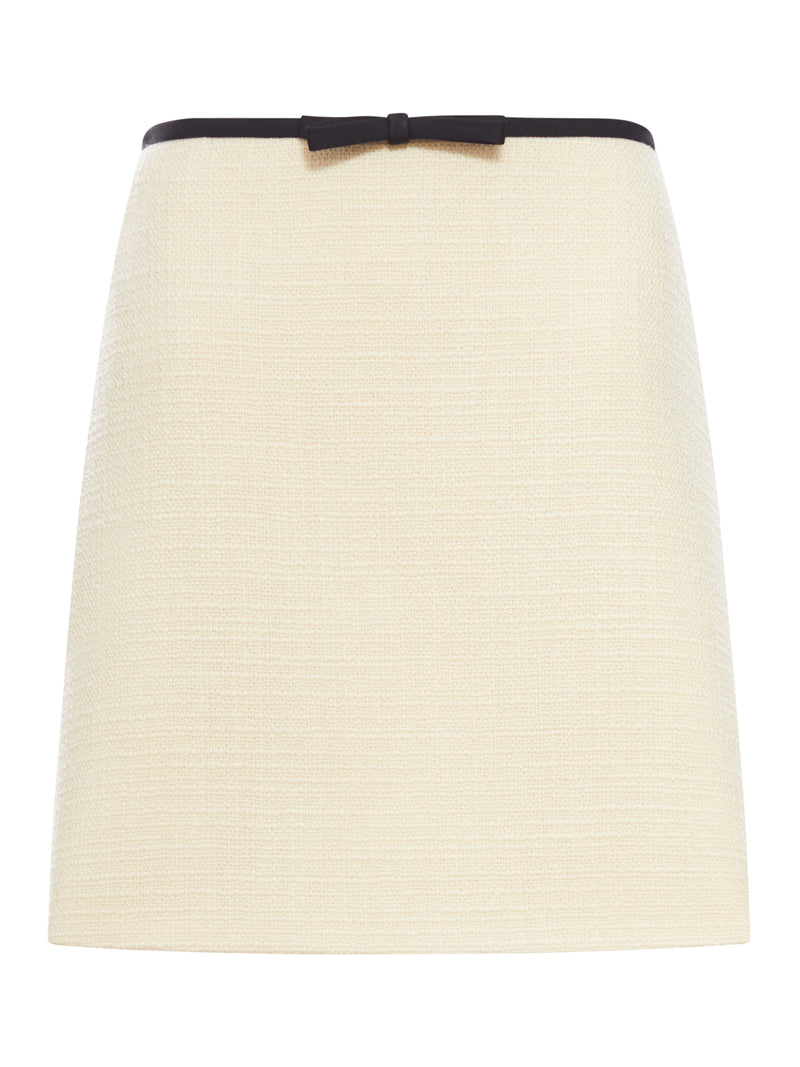 GONNA IN TWEED DI LANA CON FIOCCO