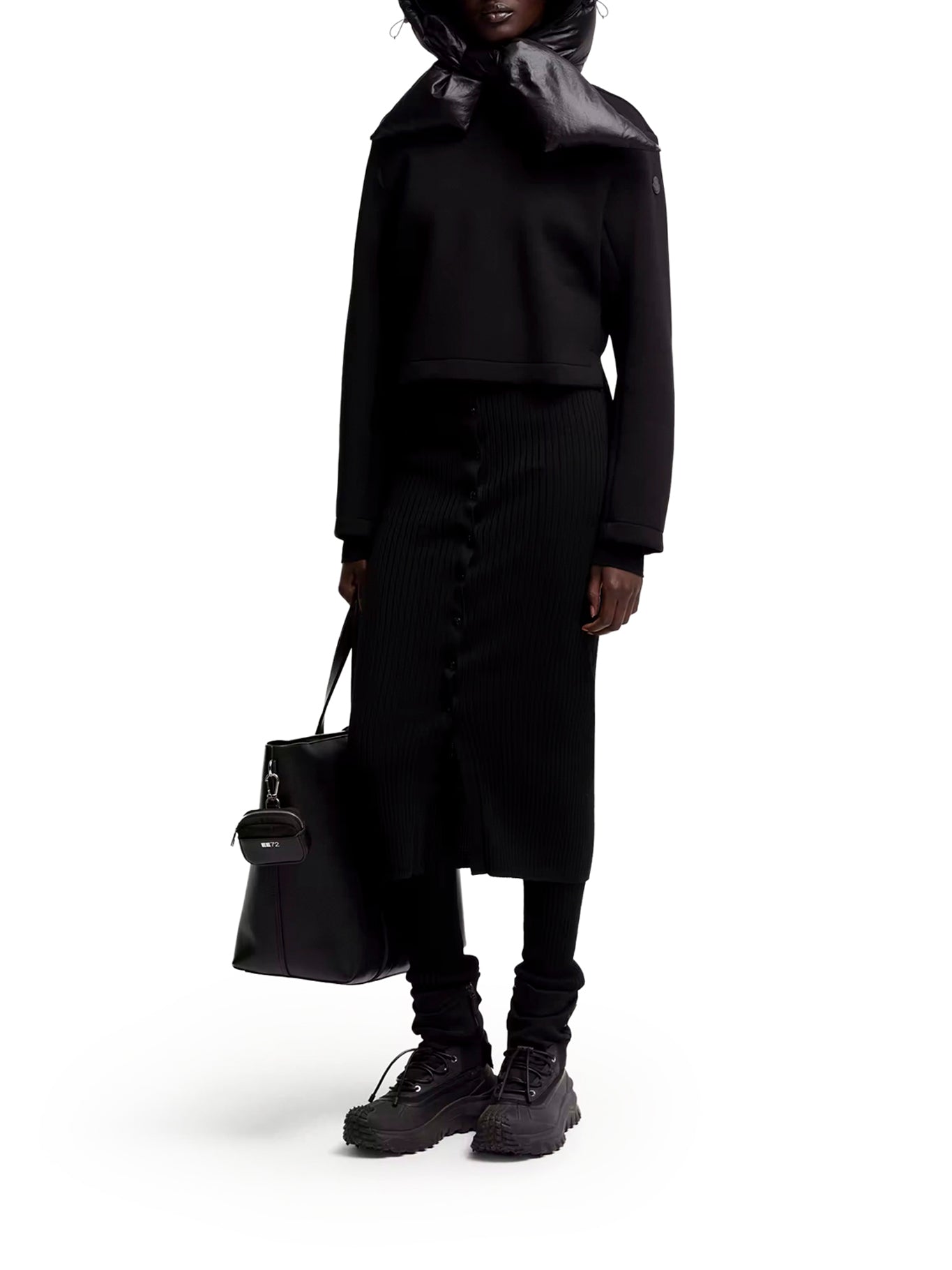 T-SHIRT A MANICHE LUNGHE MONCLER X EE72 DI EDWARD ENNINFUL