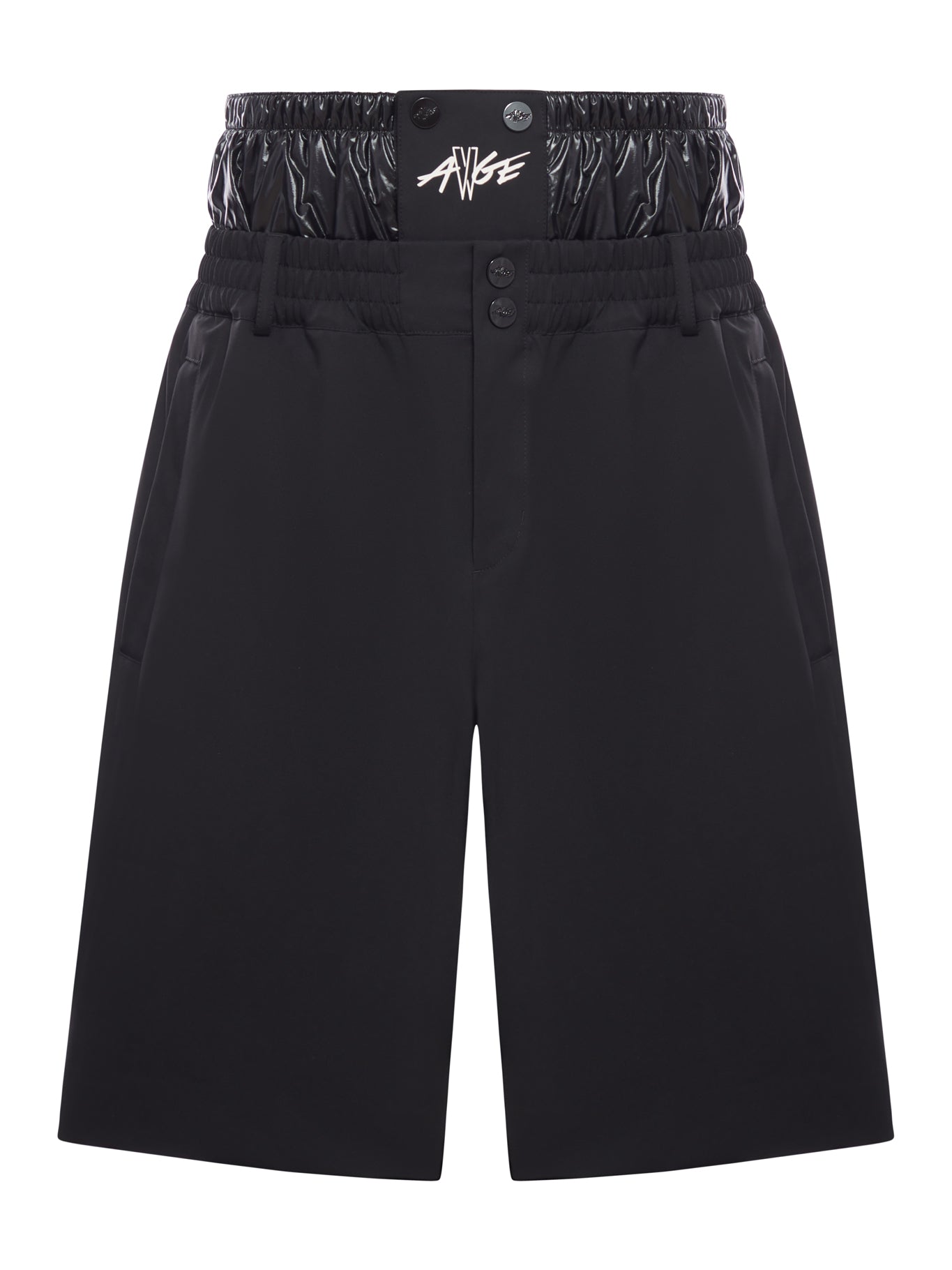 PANTALONCINI CON STAMPA LOGO MONCLER X A$AP ROCKY