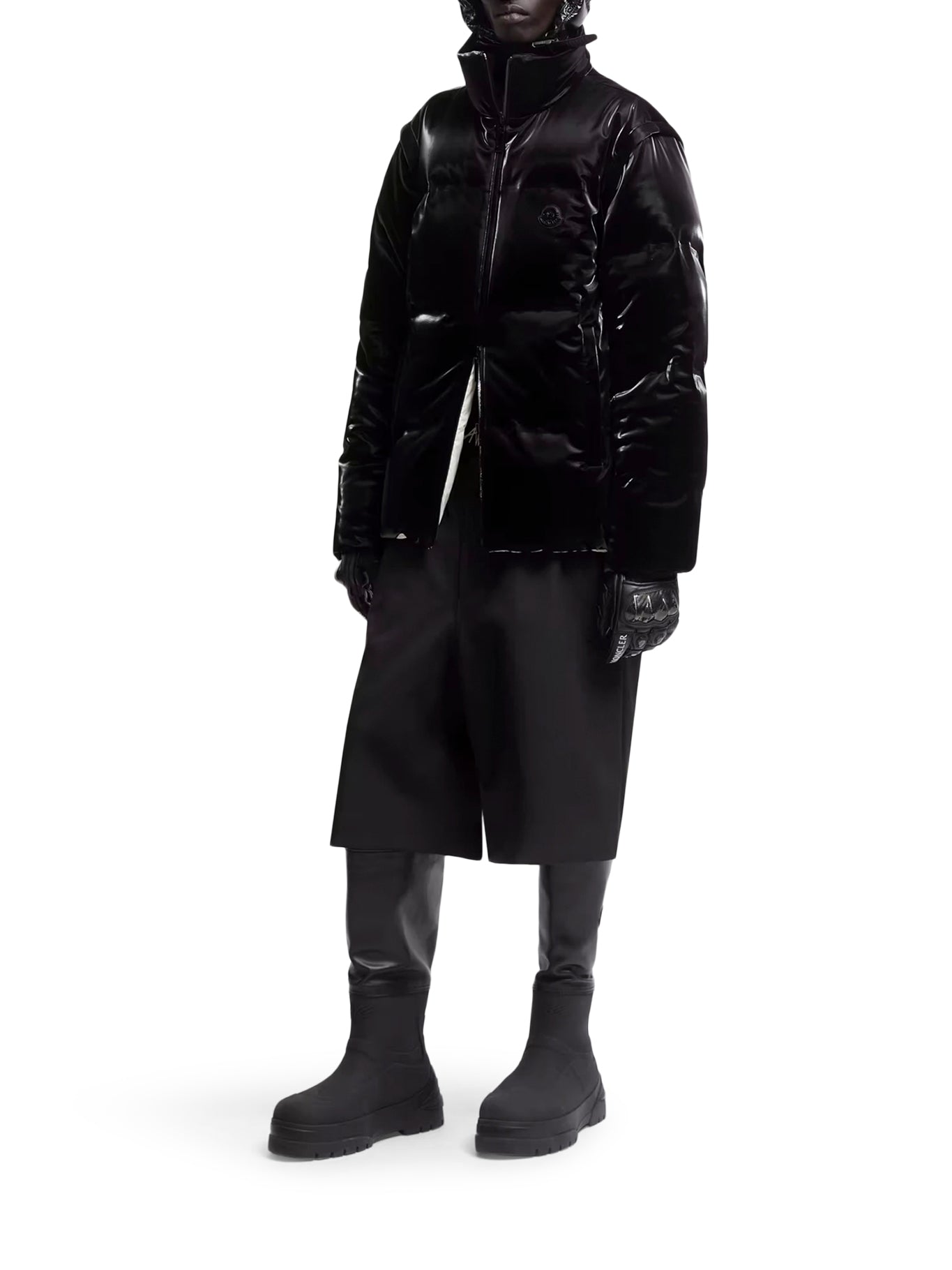 PANTALONCINI CON STAMPA LOGO MONCLER X A$AP ROCKY