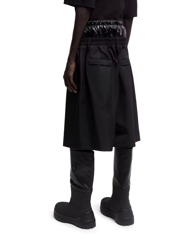 PANTALONCINI CON STAMPA LOGO MONCLER X A$AP ROCKY