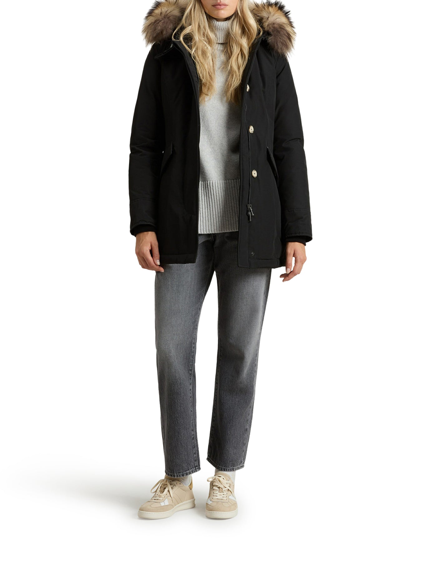 ARCTIC PARKA IN RAMAR CLOTH CON PELLICCIA REMOVIBILE