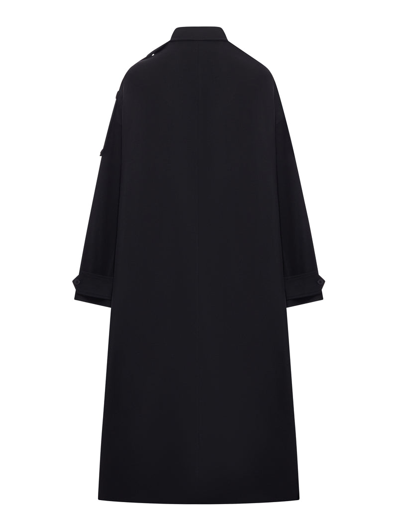 TRENCH OVERSIZE ASIMMETRICO