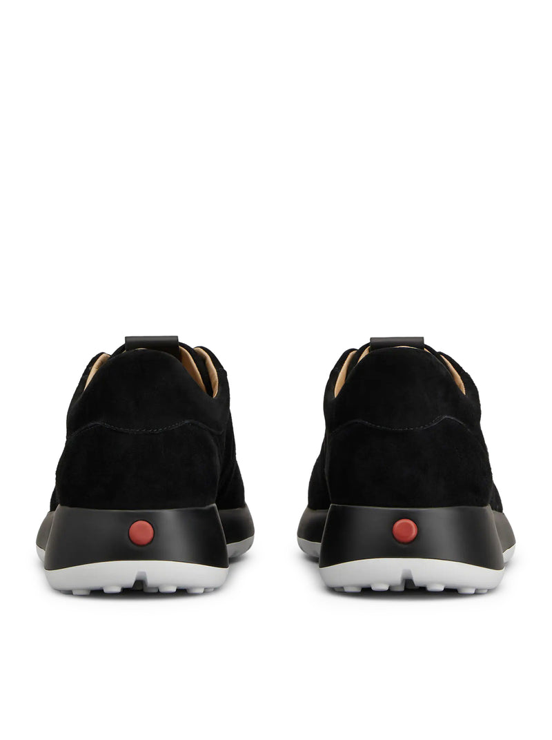 SNEAKERS RED DOT IN PELLE SCAMOSCIATA PASHMY