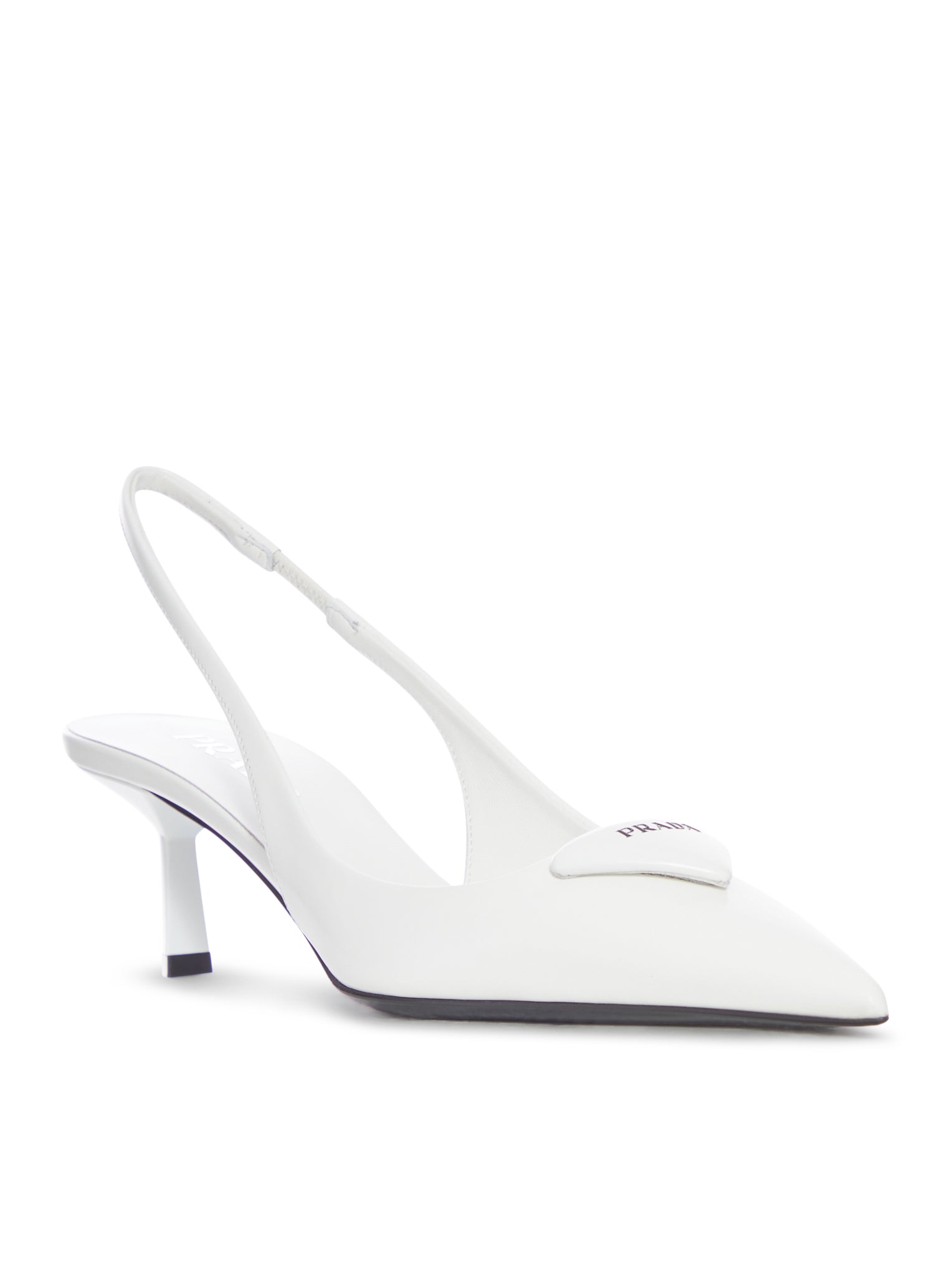 DÉCOLLETÉ SLINGBACK IN PELLE SPAZZOLATA