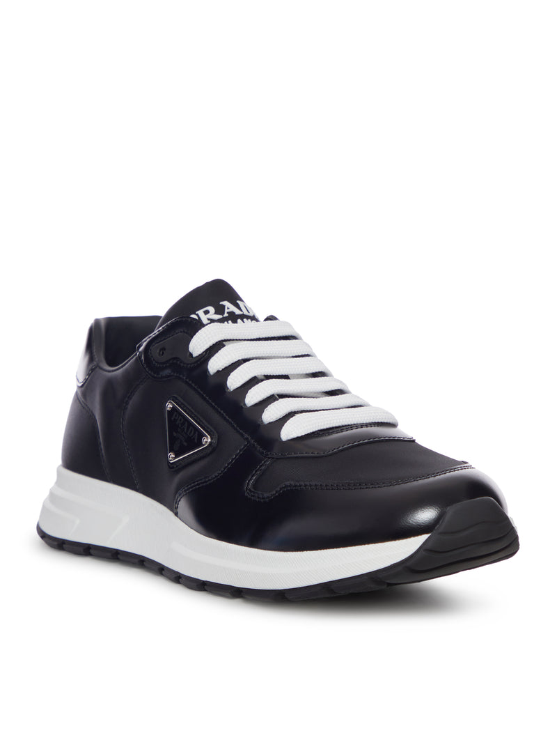 SNEAKERS PRAX 01 IN RE-NYLON E PELLE SPAZZOLATA