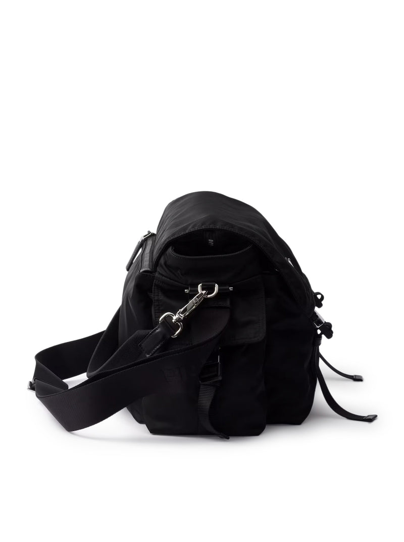 BORSA EXPLORE IN RE-NYLON E PELLE