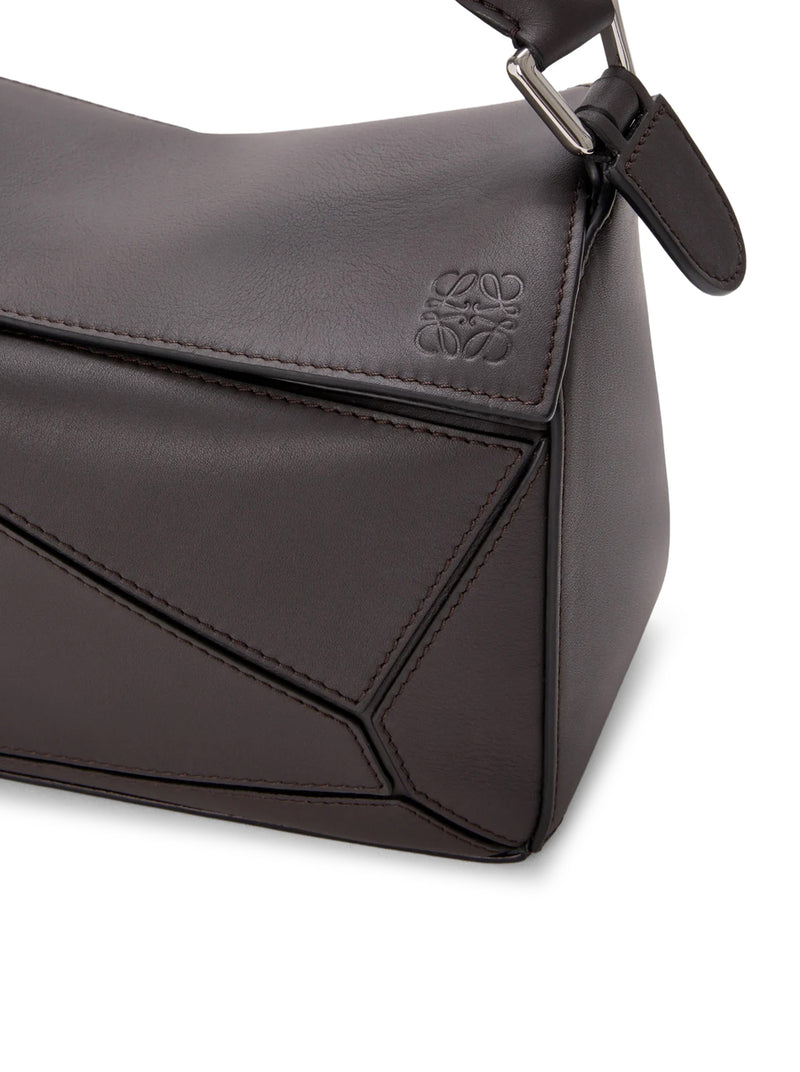 BORSA PUZZLE PICCOLA FUTURIST CAT IN PELLE DI VITELLO