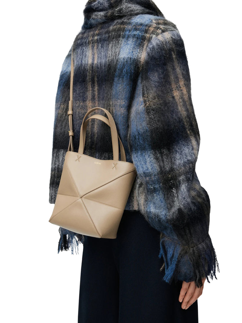 BORSA TOTE PUZZLE FOLD IN PELLE DI VITELLO LUCIDA