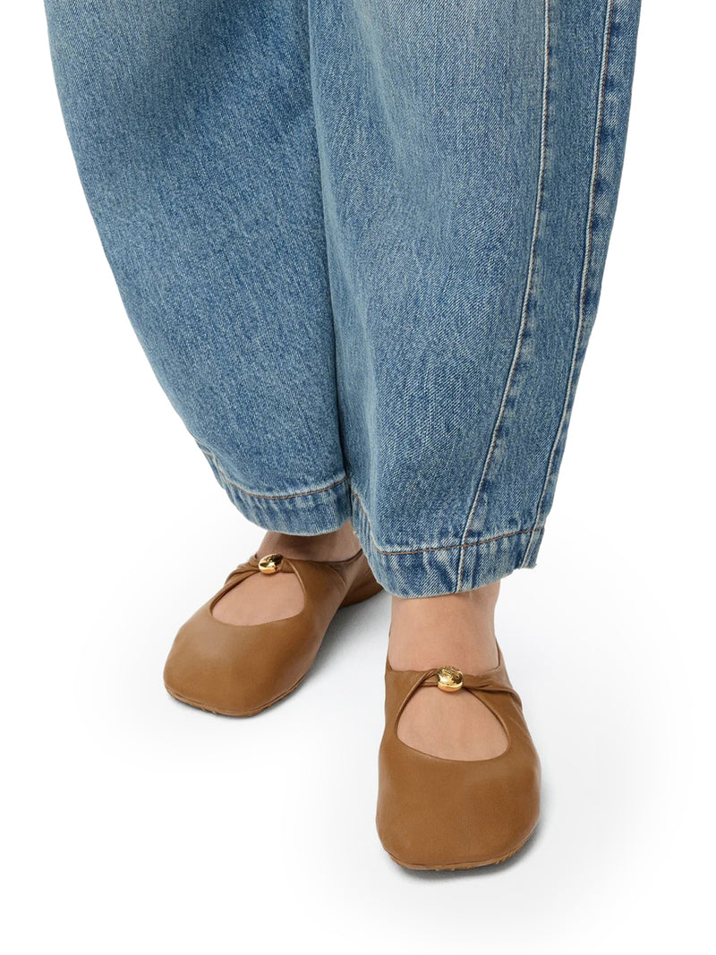 BALLERINE PEBBLE IN NAPPA DI AGNELLO