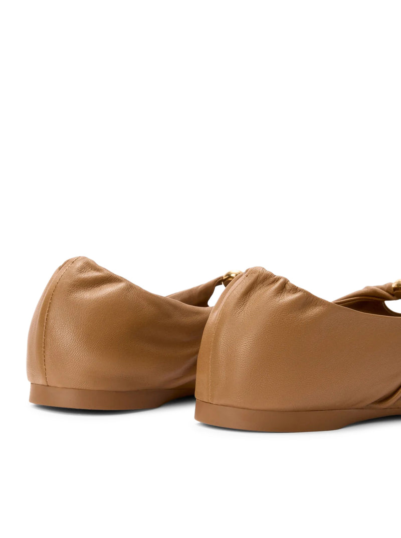 BALLERINE PEBBLE IN NAPPA DI AGNELLO